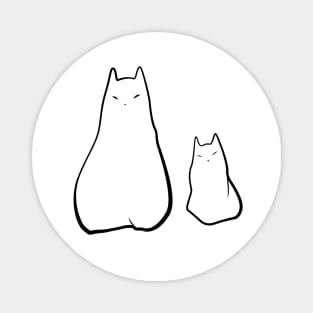 Ghost cats Magnet